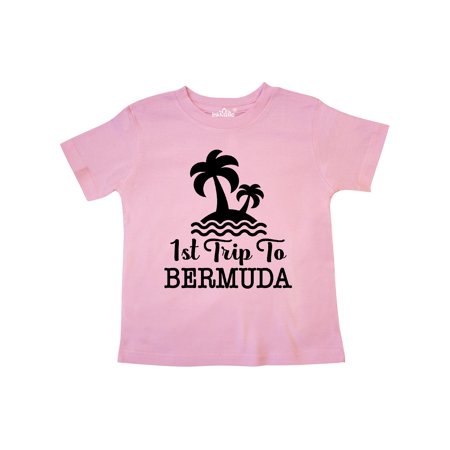 

Inktastic First Trip to Bermuda Vacation Gift Toddler Boy or Toddler Girl T-Shirt