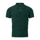 thumbnail image 3 of Camisa de manga corta transpirable para hombre, verano, ocio, cultura, verde oscuro/L, 3 of 4