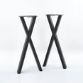 thumbnail image 5 of Home Soft Things Table Leg - X-Type - Black - 25.5*82*38CM(32"), 5 of 9