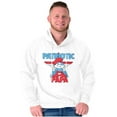 thumbnail image 3 of USA American Patriotic Papa Smurf Hoodie Hooded Sweatshirt Men Brisco Brands M, 3 of 6