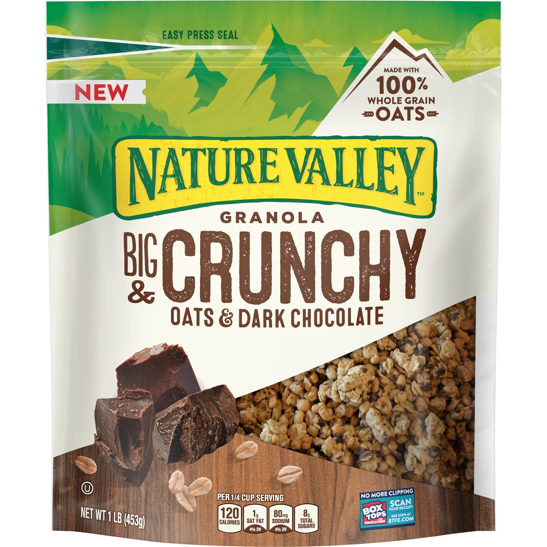 Nature Valley Granola, Crunchy, Oats & Dark Chocolate, 16 oz Walmart