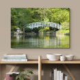 thumbnail image 2 of wall26 Canvas Print Wall Art Japanese Style Zen Garden Forest Bridge Nature Floral Photography Realism Rustic Colorful Multicolor Ultra for Living Room, Bedroom, Office - 16"x24", 2 of 5