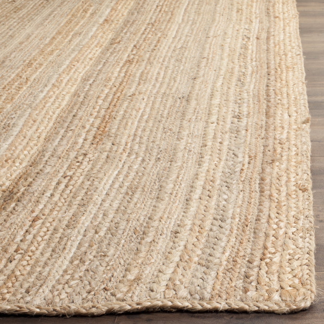 SAFAVIEH Natural Fiber Aria Braided Jute Area Rug, Natural, 5' x 8'