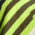 thumbnail image 4 of Olive 3PC Vermicelli-Quilted Patchwork Quilt Set (Full/Queen Size), 4 of 4