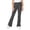 F210-Dark Gray, variant on FYDUU School Uniform Pants for Girls Stretch Flared Pants Casual Trousers with Split for Kids Autumn Bell Bottoms Casual Slacks 7-8 Years