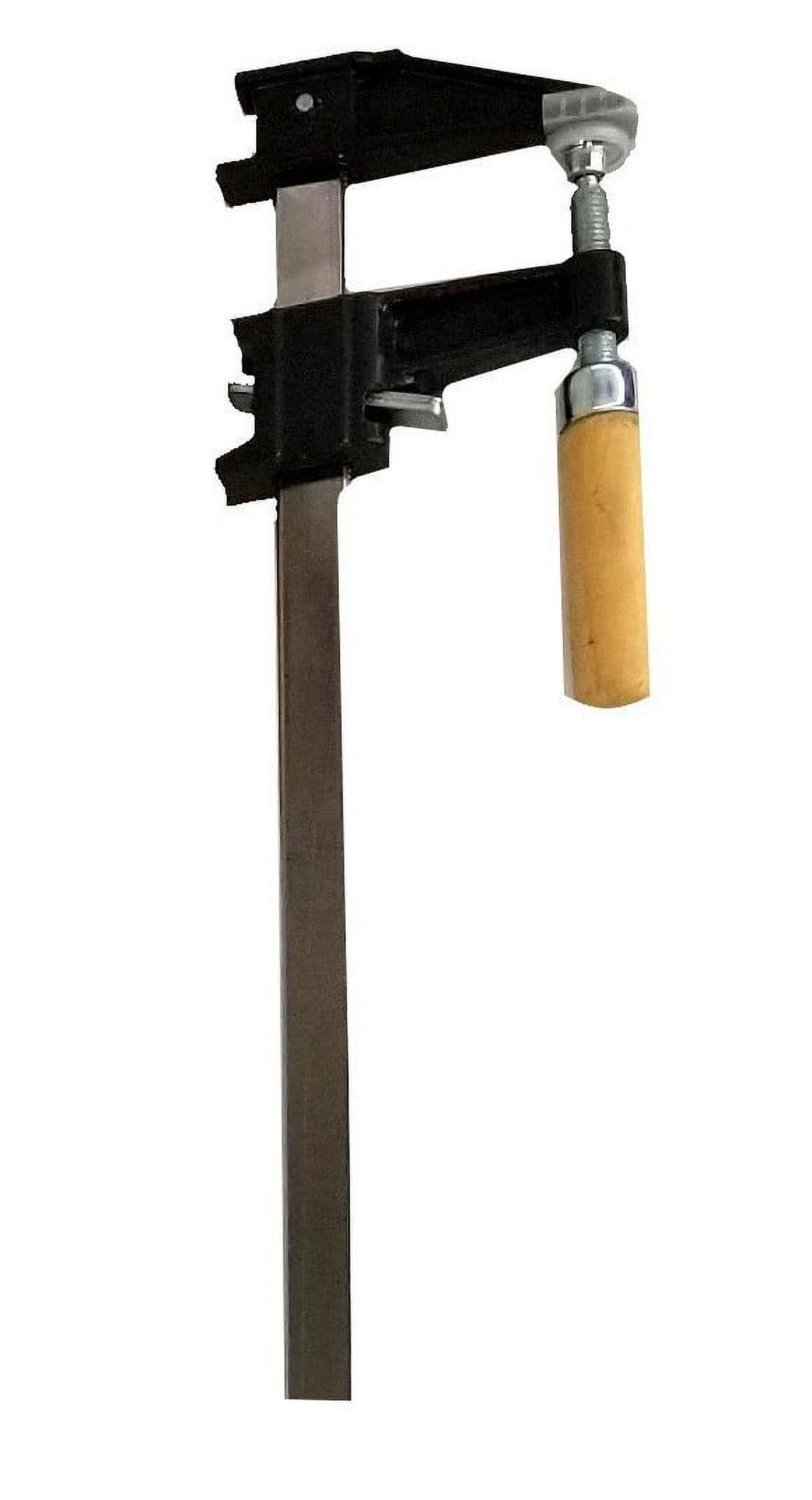 Set of 8 - 12" Steel Bar Clamp with Metal Ratcheting System and Quick Release Suitable for a Wide Range of Woodworking and Metalworking