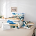 thumbnail image 6 of Feelyou Tropic Pelicans Twin Bedding Sets 7-Piece, Summer Holiday Bedding Comforter Set, 6 of 8