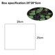 thumbnail image 2 of White Rosas de espuma de flores artificiales con tallos-decoraciones de mesa de fiesta negro, 2 of 5