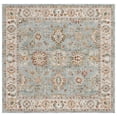 thumbnail image 2 of Safavieh Hamilton Denny Oriental Polyester Area Rug, Blue/Ivory, 6'7" x 6'7" Square, 2 of 11