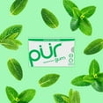 thumbnail image 2 of PUR Gum, Aspartame Free, Sugar Free & 100% Xylitol, Spearmint Chewing Gum, 9 Pieces, Pack of 12, 2 of 6