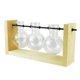 thumbnail image 1 of Florero Hidropónico Hidropónico, Florero De Cristal Decorativo Simple, Terrario De Planta Con Soporte De Madera, 1 of 8