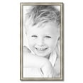 thumbnail image 2 of ArtToFrames 18x34" Antique Silver Panel Picture Frame, Silver Wood Poster Frame, with Regular Acrylic and Foam Backing 3/16 inch (FBPL-4760), 2 of 7