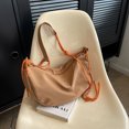 thumbnail image 1 of Bolso bandolera para mujer Bolso de bola de masa de nylon Regalo de cumpleaños Compras informales (Caqui), 1 of 9