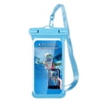 thumbnail image 1 of IPX8 Waterproof Phone Pouch with TPU & ABS Material, 4.7 x 8.5 inches (12 x 21.5cm), Compatible with Up to 7" Mobile Phones, Blue Color Option - Protective Water-Resistant Case for Smartphones, 1 of 7