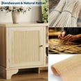 thumbnail image 4 of EDTara Wooden Rattan Tv Console Cabinet, Boho Entertainment Center With Storage Shelf, Fits 55, 65, and 70 Inch Tvs for Living Room, 4 of 9
