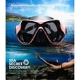 thumbnail image 4 of Wangscanis Adults Swim  Clear Wide View Anti-Fog Snorkeling Goggles, 4 of 8