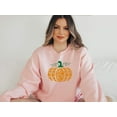 thumbnail image 4 of Paw Print Pumpkin Shirt, Halloween Dog Mom Sweatshirt, 4 of 9