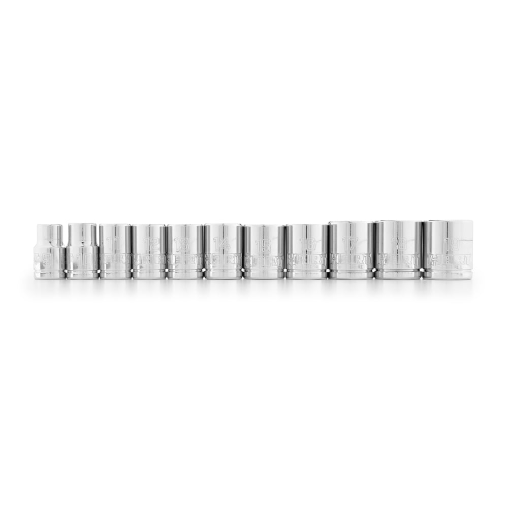 HART 11-Piece 3/8" Standard Socket Set Standard Metric Sockets