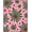 Pink, Pattern 3, variant on ODIKA 2x3 Machine Washable Non-Slip Area Rug, Enchanted Evergreen Forest Seasonal Celebration Accent High Traffic Rug, Green, 627065