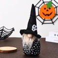 thumbnail image 5 of Euahivb Halloween Gnome Plush Figurine Faceless Doll with White Beard and Star Pattern Body for Spooky Party Tabletop Shelf Mantel Decor, Fall Home Decor, 5 of 8