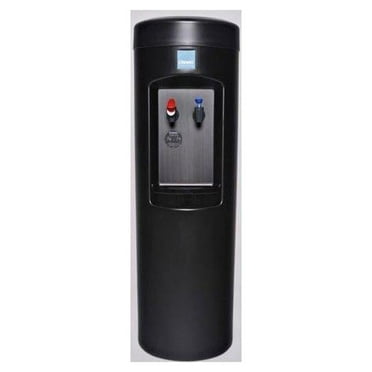 clover d7a hot and cold bottleless water dispenser with install kit, black