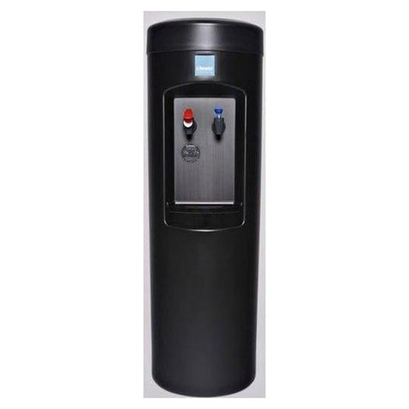 clover d7a hot and cold bottleless water dispenser with install kit, black