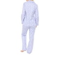 thumbnail image 4 of White Mark Women's Flannel Pajama Set - Extended Sizes, 4 of 4