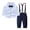 Blue, variant on Boys Clothes Set Toddler Gentlemen Wedding Suit Long Sleeve Bowtie Formal Dress Shirts Suspenders Pants Outfits Set (Green,6-7 Years)