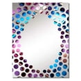 thumbnail image 2 of Designart "Solar Power Purple and Blue Abstraction II" Abstract Cubism Oversized Wall Mirror - Modern Abstract Hallway Decorative Wall Mirrors - Multiple Color Options, 2 of 6