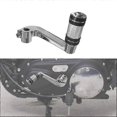 thumbnail image 2 of Chrome Mid Control Shift Lever Shifter with Pedal for Harley Sportster XL883 1200 2004-2023 Lever Sh, 2 of 5