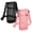 Black & Pink, variant on Aspire 2 PCS Water Bottle Holders with Adjustable Shoulder Strap, Water Bottle Carrier Bag with Pouch for Travel, Walking