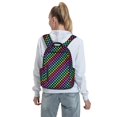 thumbnail image 5 of Yiaed Rainbow Hearts Print Lightweight Backpack Travel Backpacks Hiking Daypack for Women Men, 5 of 5