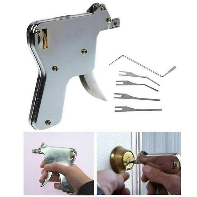 Unlocking Strong Lock Pick Pistol Lock Repair Tool Kit Door Lock Opener Tool