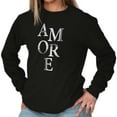 thumbnail image 5 of Amore Love French Pretty Beautiful Women's Long Sleeve T Shirt Brisco Brands S, 5 of 5