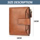 thumbnail image 2 of Cartera de piel sintética para mujer, billetera pequeña compacta y plegable de piel sintética para mujer, 2 of 5