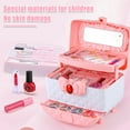 thumbnail image 3 of Princess Makeup Toy Set for Girls Multifunctional Children‘s Makeup Kit Washable Kids Makeup Simulation Kit Educational Toys Birthday Gift for 2 to 11 Year Old Girls Kids, 3 of 7