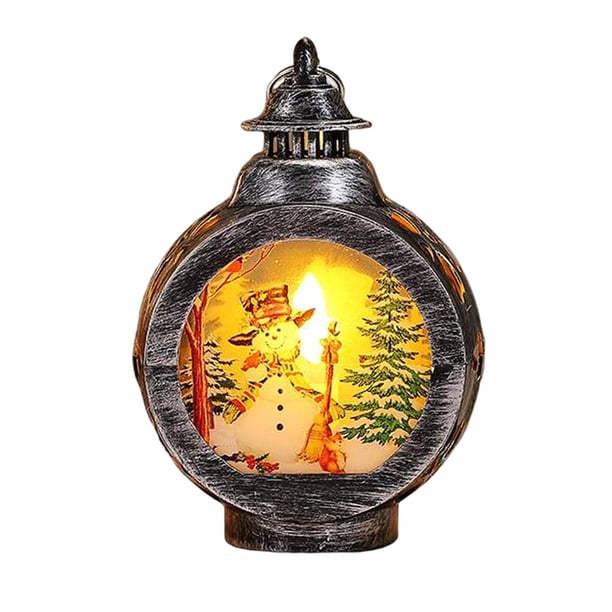 Linterna Luz Linterna Decoración Batería Lámpara Colgante Paisaje Adornos LED Negro Sunnimix Linterna de interior