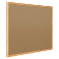 thumbnail image 2 of Quartet Basic Cork Bulletin Board Oak Finish Frame 18"H x 24"W (85350) 168679, 2 of 5