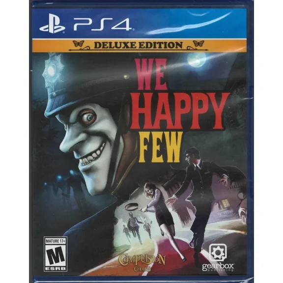 We Happy Few Deluxe Edition PS4 (Brand New Factory Sealed ) PlayStatio