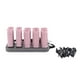 thumbnail image 2 of 10x Rulos calientes eléctricos instantáneo de 2 tamaños con pinzas térmicas Rizadores de cabellero pa pein el cabello Herramientas de bricoj Colcomx Clip para enrollar el cabello, 2 of 8