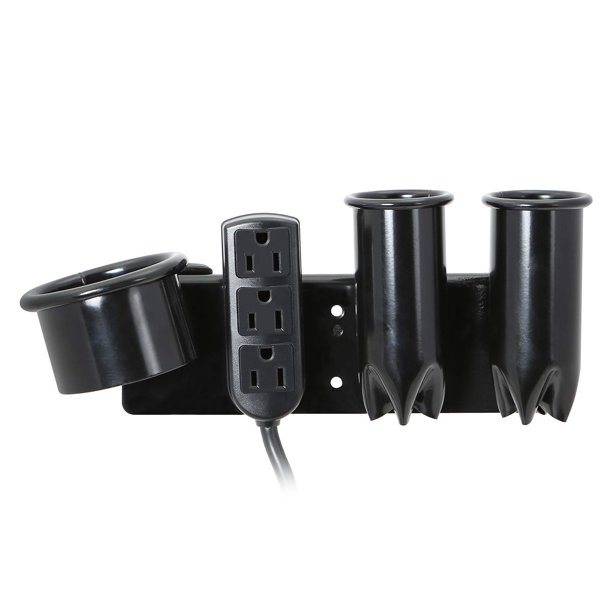 Saloniture Blow Dryer & Hair Iron Holder Salon Appliance Rack W/ 3