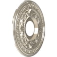 thumbnail image 2 of Ekena Millwork 13"OD x 3 1/2"ID x 3/4"P Baltimore Thermoformed PVC Ceiling Medallion (Fits Canopies up to 5 1/4"), Bright Coat Chrome, 2 of 10