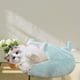 thumbnail image 3 of Cama de peluche para mascotas, suave y calmante, sofá, autocalentable PP Light Lake Blue L, 3 of 8
