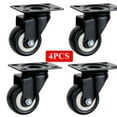 thumbnail image 2 of Roulettes Robustes Roues en Caoutchouc Rouleaux pour Meubles Roue Roulettes Roulettes 360 Degrés Roue Roulettes Industrielles avec Frein Bureau, Facile à Utiliser, 2 of 7