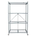 thumbnail image 7 of Origami 4 Tier Foldable Heavy Duty Garage Shelving Organization with Wheels, 7 of 7
