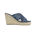 thumbnail image 3 of BLISSFUL STEP Women's Espadrille Platform Slide Wedge Sandals, 3 of 5