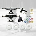 thumbnail image 1 of Rodamientos de Monopatín, Ruedas de Monopatín de 52 Mm, Camiones de Monopatín, Tornillos de Monopatín, Almohadillas de Skate r, Patinetas T Tool Negro Blanco Macarena Ruedas De Camiones De Skate, 1 of 8
