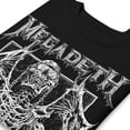 thumbnail image 2 of Megadeth Skeleton Wings Jumbo Print Unisex Sweatshirt - Black - Small, 2 of 5