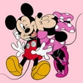 thumbnail image 2 of Girl's Mickey & Friends Minnie Kiss Couple  Graphic Tee Light Pink Large, 2 of 4