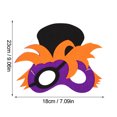 thumbnail image 2 of Papier à Gratter Halloween Masques Faciaux Arc-en-Ciel Papier à Gratter Kit d'Artisanat Halloween Squelette Chat Sorcière Citrouille Chauve-Souris Décorations de Masque Facial pour Fête d'Anniversaire d'Animaux Déguisement d'Halloween Bricolage, 2 of 4